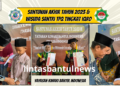 Santunan Akhir Tahun 2023 dan Wisuda Lulusan Tingkat Iqro Santri Al-Hayyan Yayasan Kiwari Bantul Indonesia.