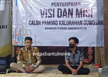 SARASEHAN PENYAMPAIAN VISI DAN MISI CALON PAMONG KALURAHAN GUWOSARI KAPANEWON PAJANGAN KABUPATEN BANTUL DIY